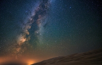 Milky Way over Great Sand Dunes national park 