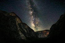 Milky Way over Half Dome - 