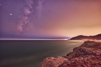 Milky way over Malibu California Sony ariii  - gm