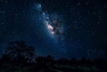 Milky Way over Maui Ranches - Dallas Nagata White 