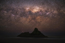 Milky Way over Paratahi Island NZ 