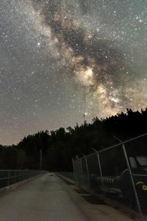 Milky Way over Ripogenus Dam