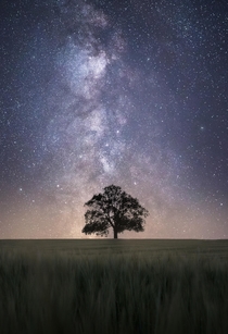 Milky way over southern Germany 