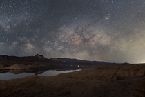Milky Way over the Colorado River Lake Mead National Recreation Area