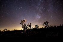 Milky Way over the Mojave Desert 