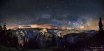 Milky way over Yosemite 