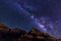 Milky Way over Zion Park  x  OC