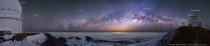 Milky Way Panorama from Mauna Kea With Labels 