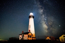 Milky Way  Pigeon Point Light Pescadero CA Sept 