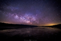 Milky Way reflecting upon a rare amp temporary lake 