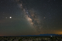 Milky Way taken half way between Pahrump and Las Vegas 