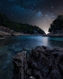 MilkyWay in the French Calanques of Marseille x 