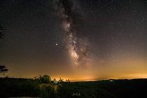 Milkyway over the Auxier Ridge - Red River Gorge Kentucky 