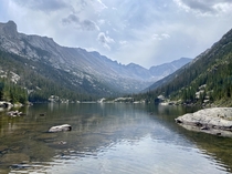 Mills Lake Rocky Mountain National Park USA 