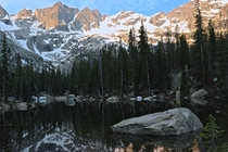 Mirror Lake in the Indian Peaks Wilderness Colorado 