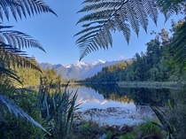 Mirror lake- Lake Matheson -New Zealand 