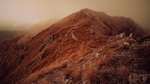 Misty Mountain Peaks in Infrared Italy  x