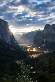 Misty Sunrise in Yosemite Valley  haileechen