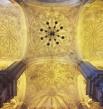 Mlaga Catherdral ceiling 