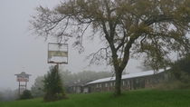 Mockingbrid Motel along AR south of Jasper Arkansas 