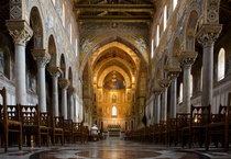 Monreale Norman cathedral interior 