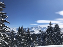 Mont-Blanc from La Giettaz France 