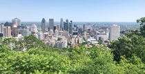 Montral QC  View from Mont Royal