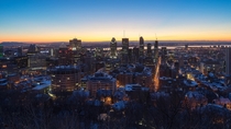 Montreal at sunrise 