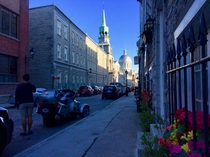 Montreal Old Port yesterday evening 