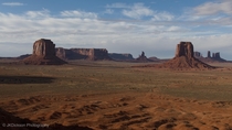 Monument Valley UtahArizona in late afternoon light 