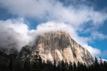 Moody El Capitan this December in Yosemite 