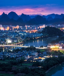 Moody Night in Guilin China Photographed by Trey Ratcliff