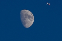 Moon and Boeing -