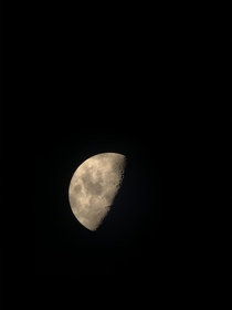 Moon through my Orion Skyquest telescope