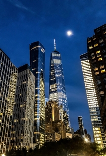 Moonlight over Lower-Manhattan    
