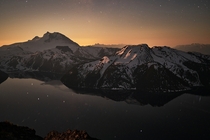 Moonrise in Garibaldi Provincial Park 