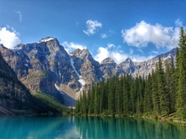 Moraine Lake from the dock 