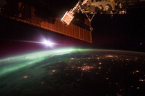 Morning Aurora From the Space Station 
