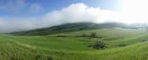 Morning Fog over the Black Hills in Eastern Wyoming OC 