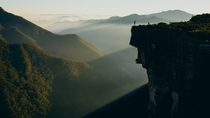 Morning light over Greater Blue Mountains four hours west of Sydney Australia   MARK CLINTON