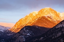 Morning Mountains in Estes Park Colorado 