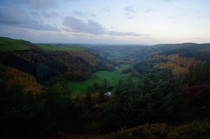 Morning on the Rheidol Valley Wales 