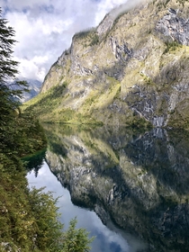Morning reflection along the Knigssee 