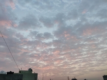 Morning sky from my rooftop 
