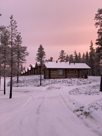 Morning sunrise in finland