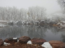 Morning walk in Florence Colorado Pathfinder pond  