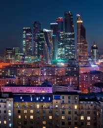 Moscow at night One of my new favorite views 