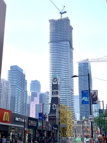 Most of those buildings werent there  years ago Toronto Canada