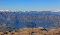 Mou Tapu Island in Lake Wanaka New Zealand 