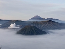 Mount Bromo in Indonesia shot just after sunrise 